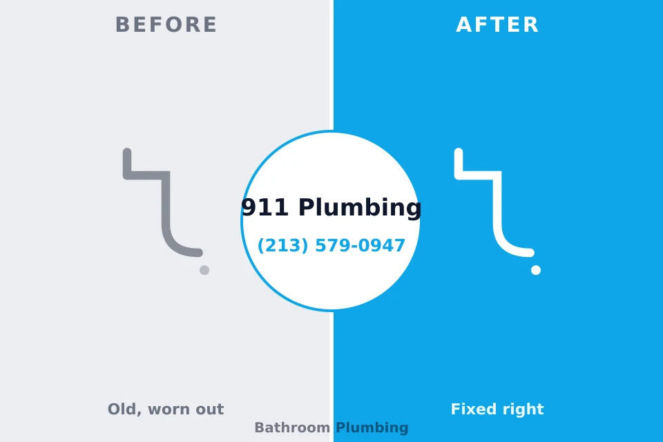 Before and after: plumbing company Velda City, MO
